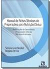 Manual de Fichas Técnicas de Preparações para Nutrição Clínica