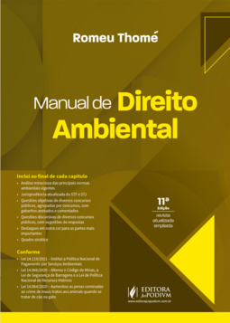Manual de direito ambiental
