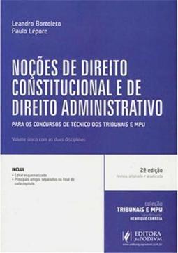 Noções de Direito Constitucional e de Direito Administrativo