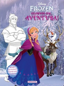 Disney - Frozen - colorindo com - aventura