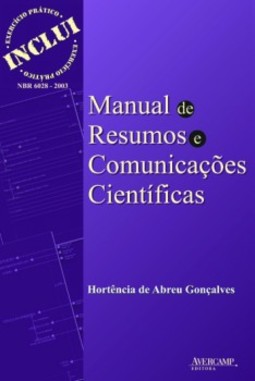 Manual de resumos e comunicações científicas