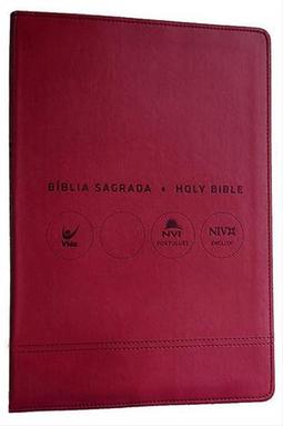 Bíblia NVI Português-Inglês Vermelha