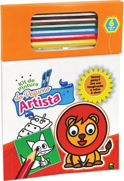 Kit de Pintura do Pequeno Artista: Laranja