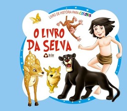 O livro da selva: livro de história para colorir