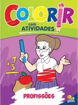 Colorir com Atividades: Profissões
