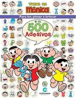 500 Adesivos Turma da Monica