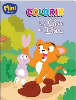 Mini - colorir: O gato de Botas