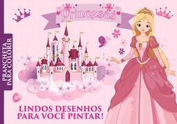 Princesas - Prancheta para colorir