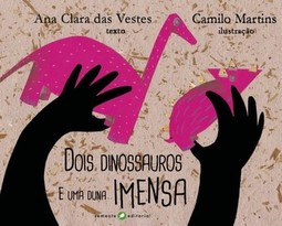 Dois dinossauros e uma duna imensa