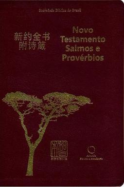 RA-RCUV367DI - Novo Testamento Salmos e Provérbios Chinês-Português - Luxo - Vinho