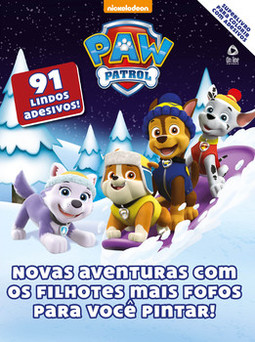 Patrulha canina - Superlivro para colorir com adesivos