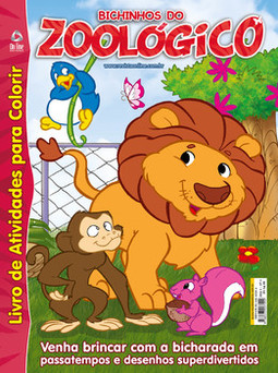 Bichinhos do zoológico: livro de atividades para colorir