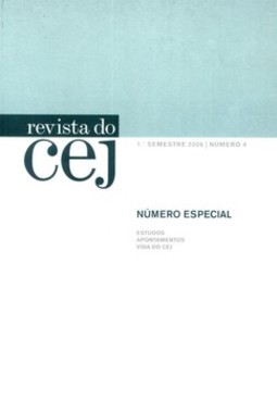 Revista do CEJ: nº 4 - 1º semestre 2006