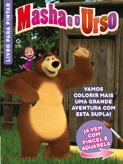 Masha e o urso: livro para pintar