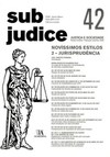 Sub judice: novíssimos estilos - 2 - Jurisprudência