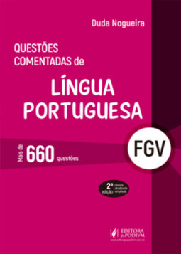 Questões comentadas de língua portuguesa - FGV