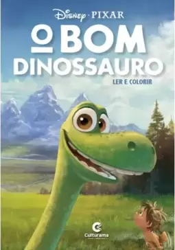 Livro Médio Ler e colorir - O Bom Dinossauro
