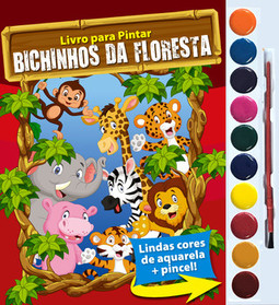 Bichinhos da floresta: livro para pintar