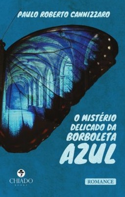 O mistério delicado da borboleta azul