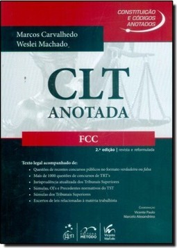 Constituicoes E Codigo Anotados  Clt Anotada  Fcc