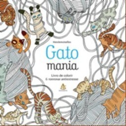 GATOMANIA - LIVRO DE COLORIR & RONRONAR ANTIESTRESSE