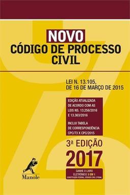 Novo código de processo civil: Lei n. 13.105, de 16 de março de 2015