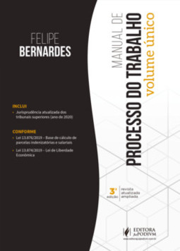 Manual de processo do trabalho - Volume único