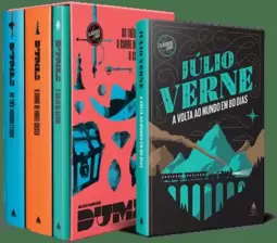 Kit Box Alexandre Dumas + a Volta Ao Mundo em 80 Dias
