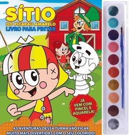 Sítio de Picapau Amarelo - Livro para pintar com aquarela
