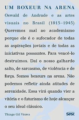 Um boxeur na arena: Oswald de Andrade e as artes visuais no Brasil (1915-1945)