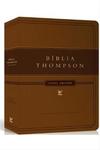 Bíblia Thompson AEC - Letra Grande - Sem Índice - Luxo - Marrom Claro e Escuro