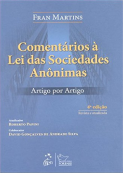 Comentários à lei das sociedades anônimas: Artigo por artigo