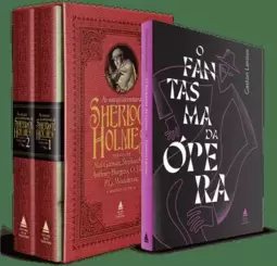 Kit Box Novas Aventuras de Sherlock + o Fantasma da Ópera