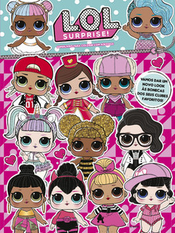L.O.L. Surprise! Superlivro para colorir com adesivos