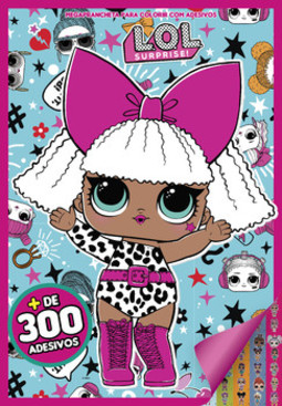 L.O.L. Surprise! Mega prancheta para colorir com adesivos 3