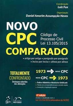 Novo CPC comparado: Código de processo civil lei 13.105/2015