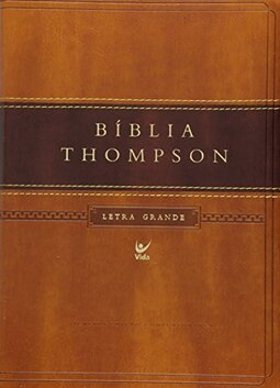 BIBLIA THOMPSON AEC LETRA GRANDE - CP MARROM CLARO E ESCURO C/ INDICE