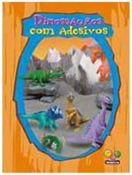 Dinossauros com Adesivos [Laranja]