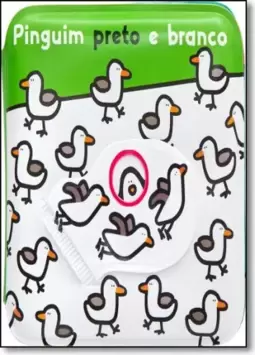 Pinguim Preto E Branco (Bichinhos Escondidos)