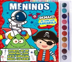 Meninos - Livro para pintar