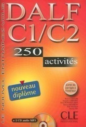 Nouveau Dalf C1/C2 - 250 Activites - Livre + Cd Audio