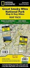 Great Smoky Mountains Day Hikes & National Park Map [Map Pack Bundle]