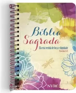 Bíblia Anote NVI grande - Ela está vestida de força e dignidade