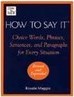 How to Say It - Importado