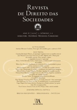 Revista de direito das sociedades: Ano II (2010) - Número 1-2