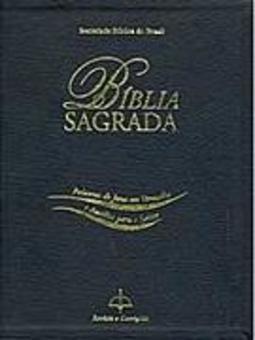 Bíblia Sagrada:Letra Gigante com Palavras de Jesus em Vermelho - Preta