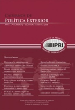 Cadernos de Política Exterior - ano II  número 4  segundo semestre de 2016