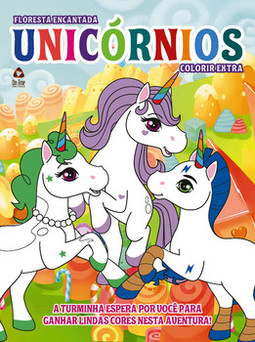Floresta encantada - Unicórnios: colorir extra