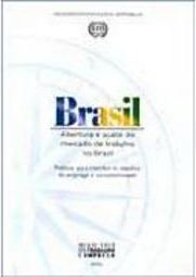 Abertura e Ajuste do Mercado de Trabalho no Brasil