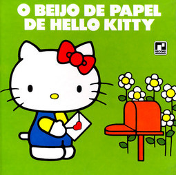 O beijo de papel da Hello Kitty